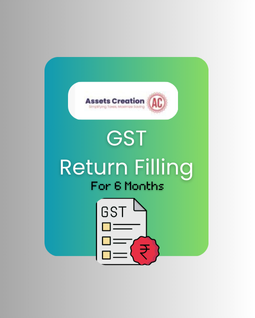 GST Returns Filing (GSTR3B and GSTR1) – 6 Months