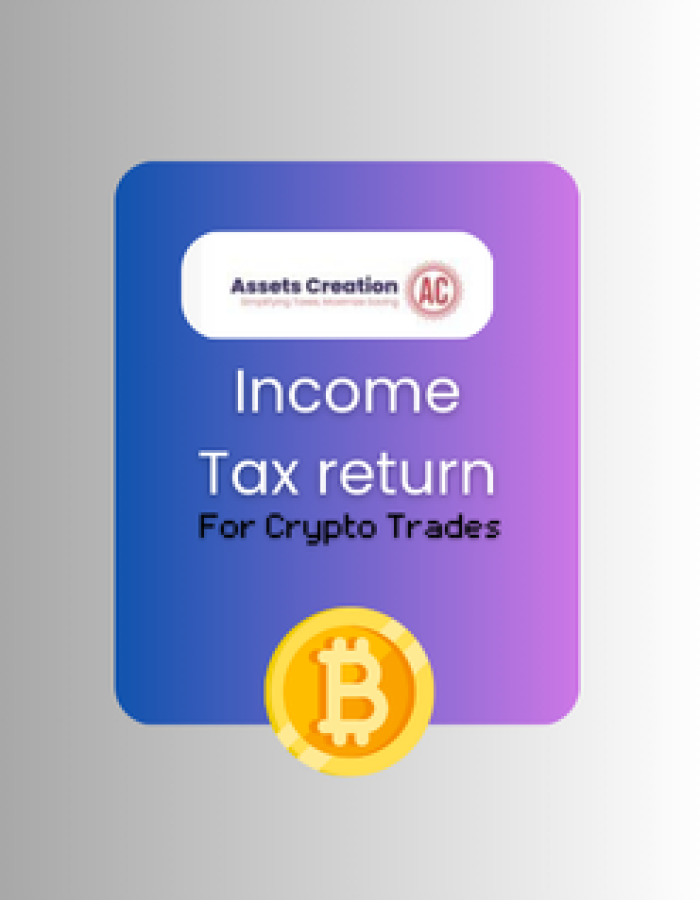 Income Tax Return Filing for Crypto Currency Trades